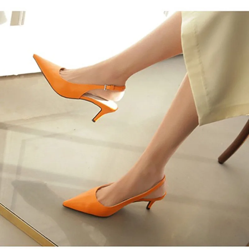 

Multicolor Suede Women's Slingback Shoes Sexy 6CM/8.5CM/10CM High Heels Pumps & Sandals Dress Party OL Pump Valentine Shoes