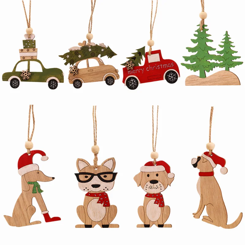 Автомобильные украшения Маленькая подвеска на дерево деревянные креативные