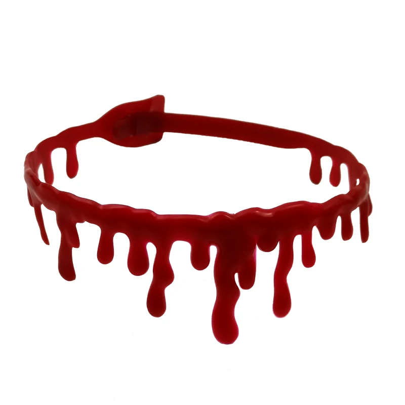 Halloween Blood Drip Necklace Vampire Bloody Choker Necklace Red Horror Scary Costumes Party Decorations Accessories image 3