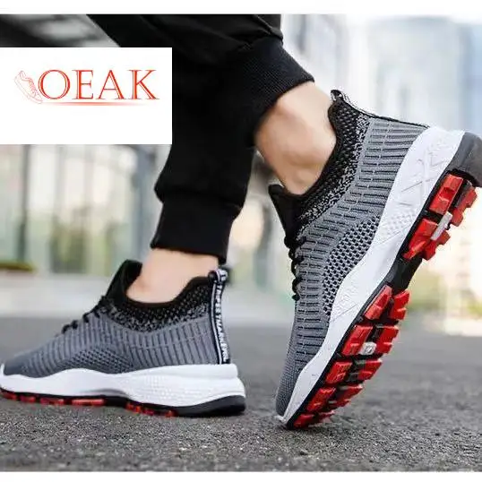 

Mesh Sneakers Male Spring Summer New Men's Running Shoes Fashion Run Shoe Breathable Mesh Shoes TL-12