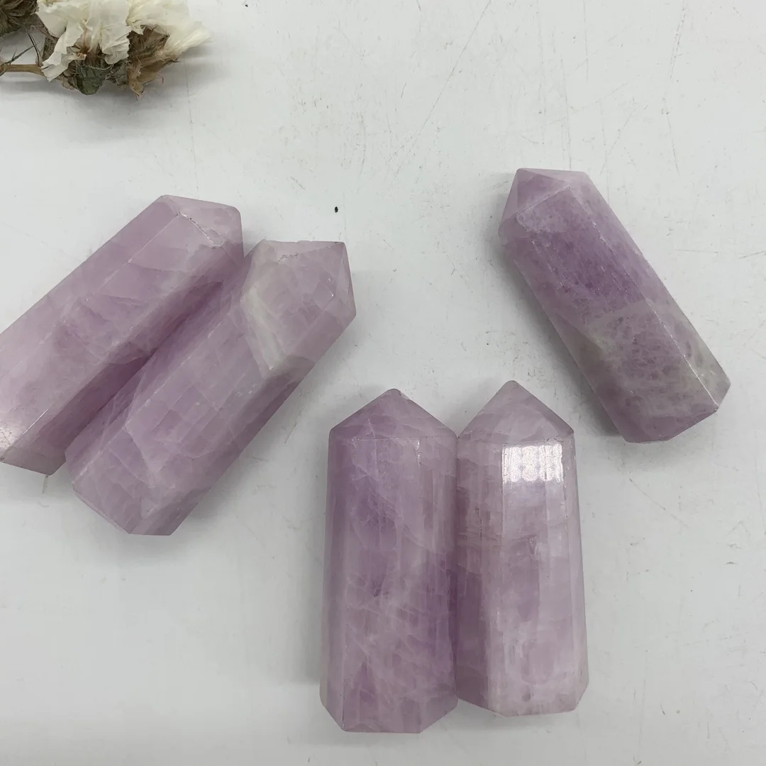 

1 шт. натуральный фиолетовый кварц кунцит обелиск кристалл палочка башня Исцеление полированные камни образцы кристаллы и камни лечебные
