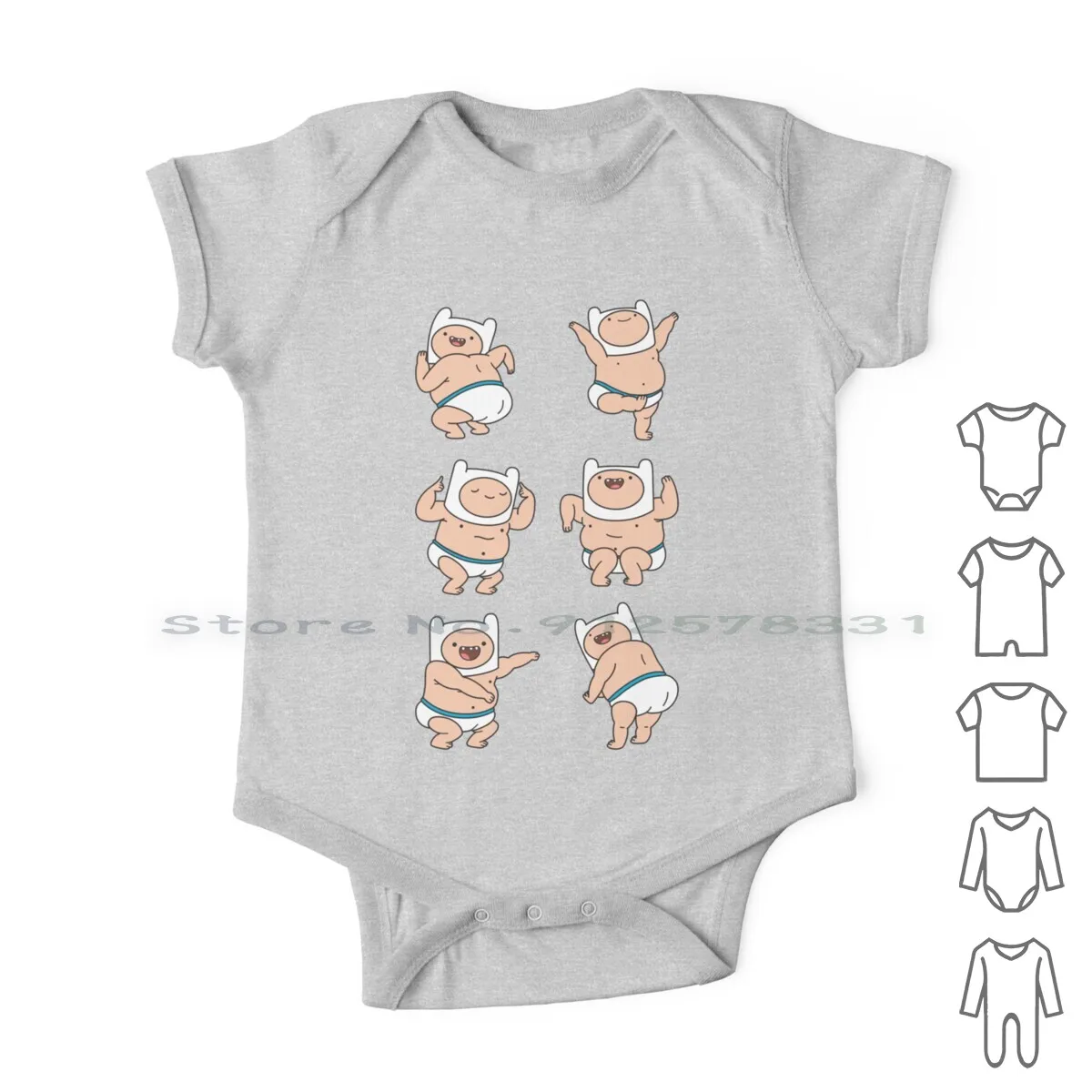 

Baby Finn Newborn Baby Clothes Rompers Cotton Jumpsuits Adventure Time Cartoon Bff Buddy Finn The Human Baby Adorable Baby