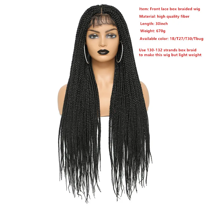 Hywamply 30 дюймовый сверхдлинный синтетический кружевной передний Плетеный парик 3s