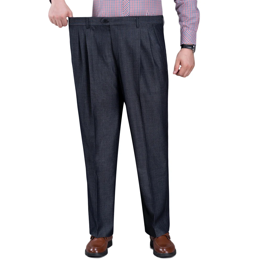 Mu Yuan Yang осенние мужские размера плюс Костюмные брюки подходят прямые удобные для