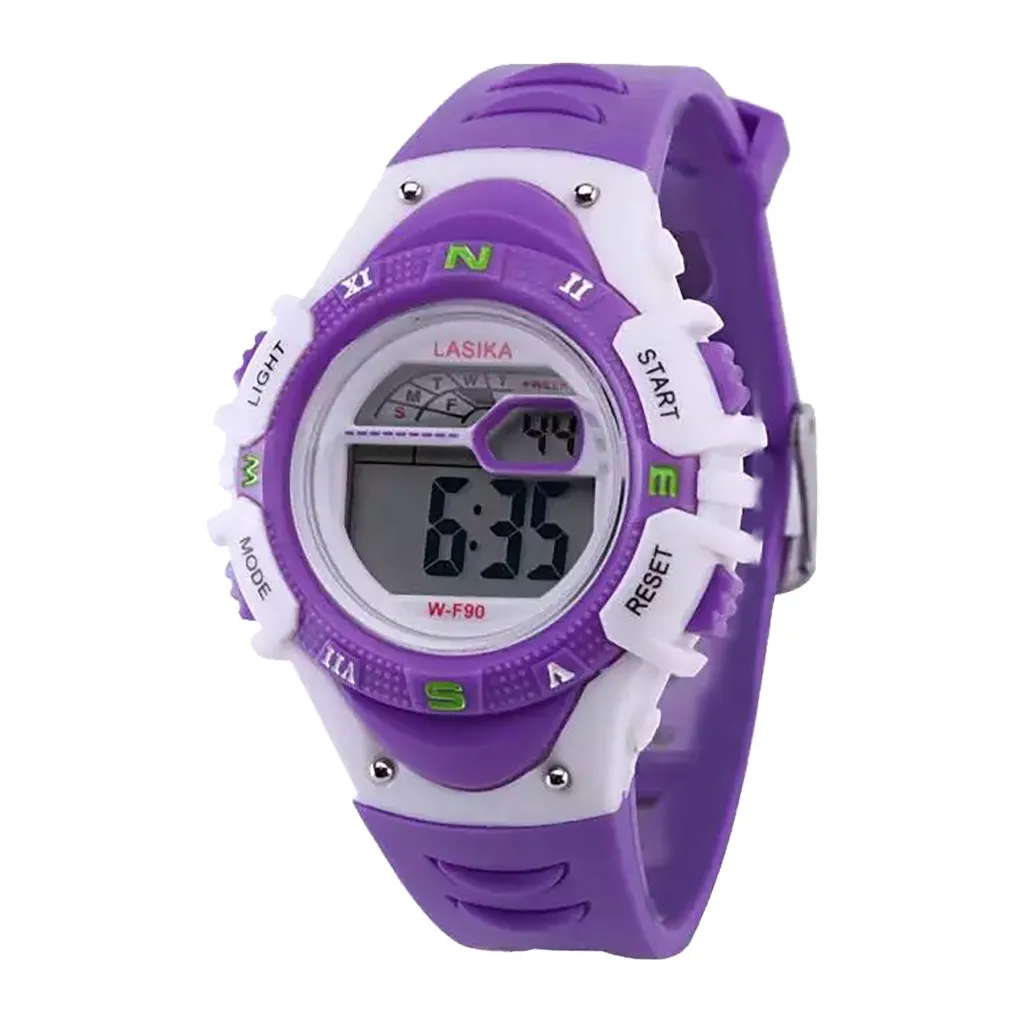 Для присмотра за детьми мульти Функция спортивные часы будильник цифровые LED zegarek
