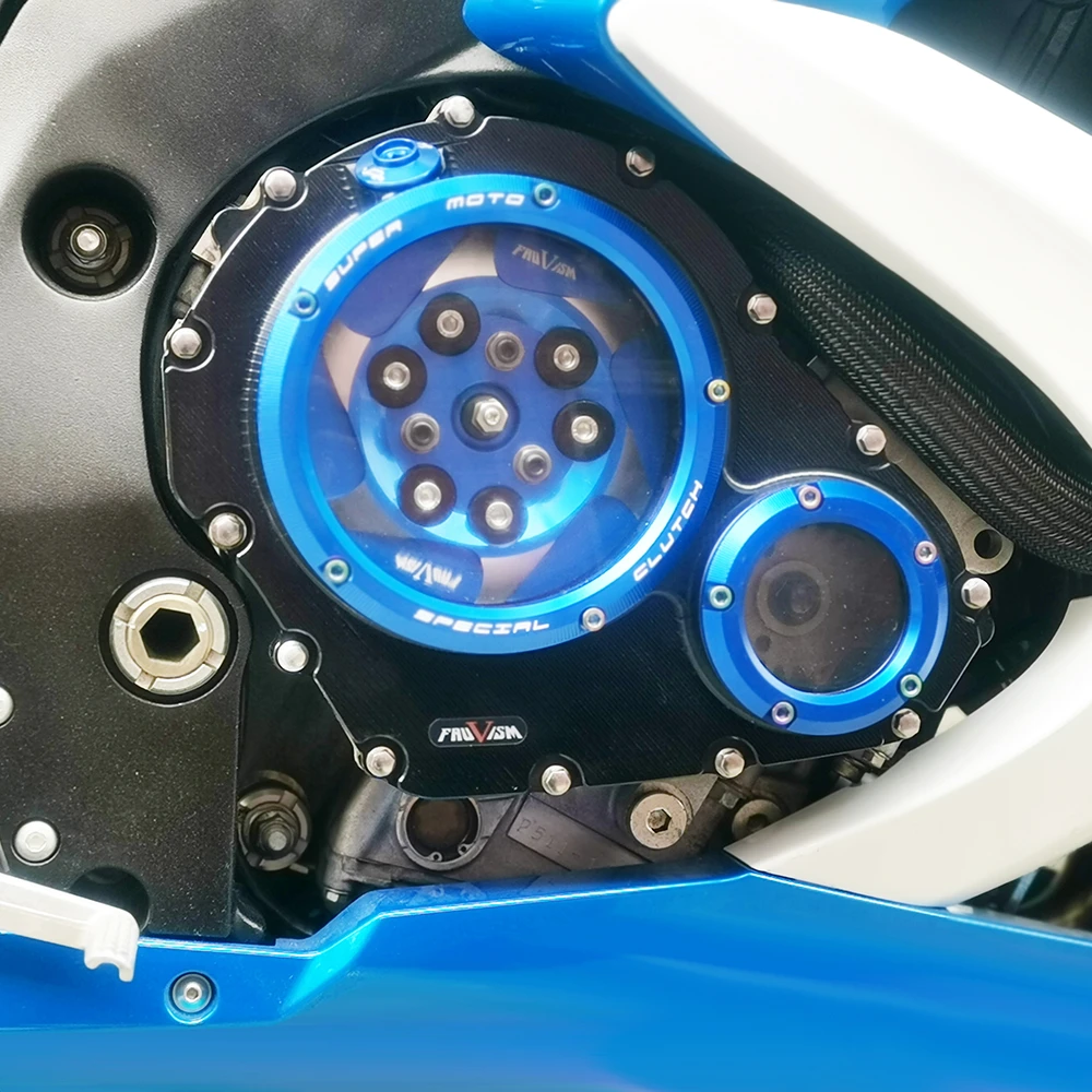 

Engine Clear Clutch Case Cover for Suzuki GSXR 600 750 2006 - 2020 GSX-R GSXR600 GSXR750 GSX-R600 GSX-R750 2019 2018 2017 2016