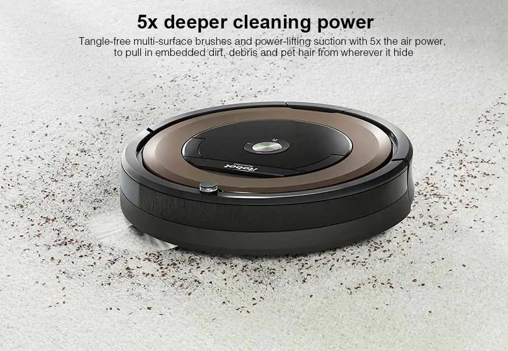Робот пылесос iRobot Roomba 894 с Wi Fi/управлением через приложение Интеллектуальный