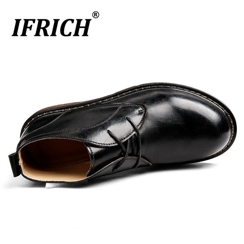 Split Leather Boots Men Ankle Men Red Fashionable Shoes Handmade Fashion Casual Men's Boots Stylish Male Martin Boots