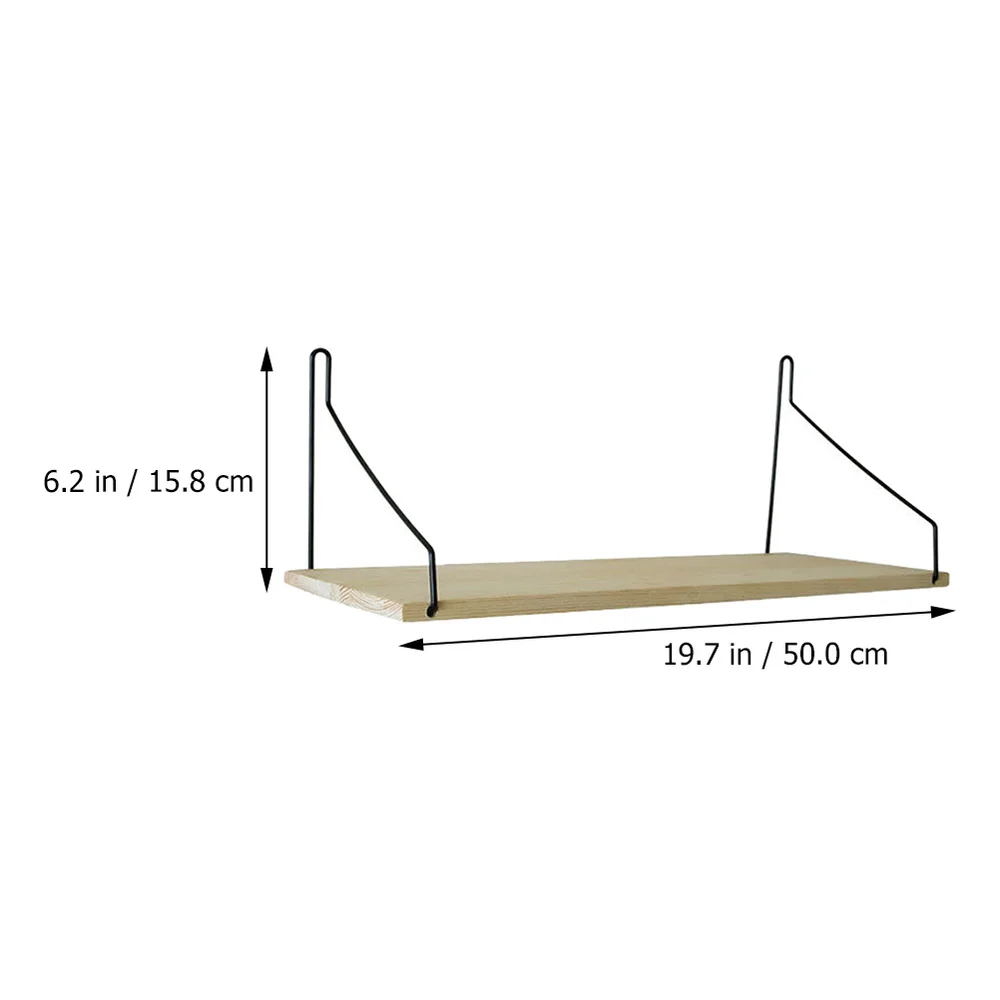 

3 Pcs Wall Hanging Storage Racks Wall-mounted Racks Practical Wall Shelf