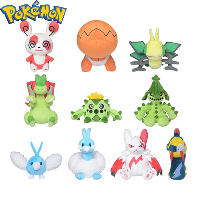 Покемон, плюшевая кукла, игрушки, трапециевидная вибрава, Flygon, Cacnea, Cacturne, милые, искусственные игрушки, оригинальные игрушки-марионетки, подарки