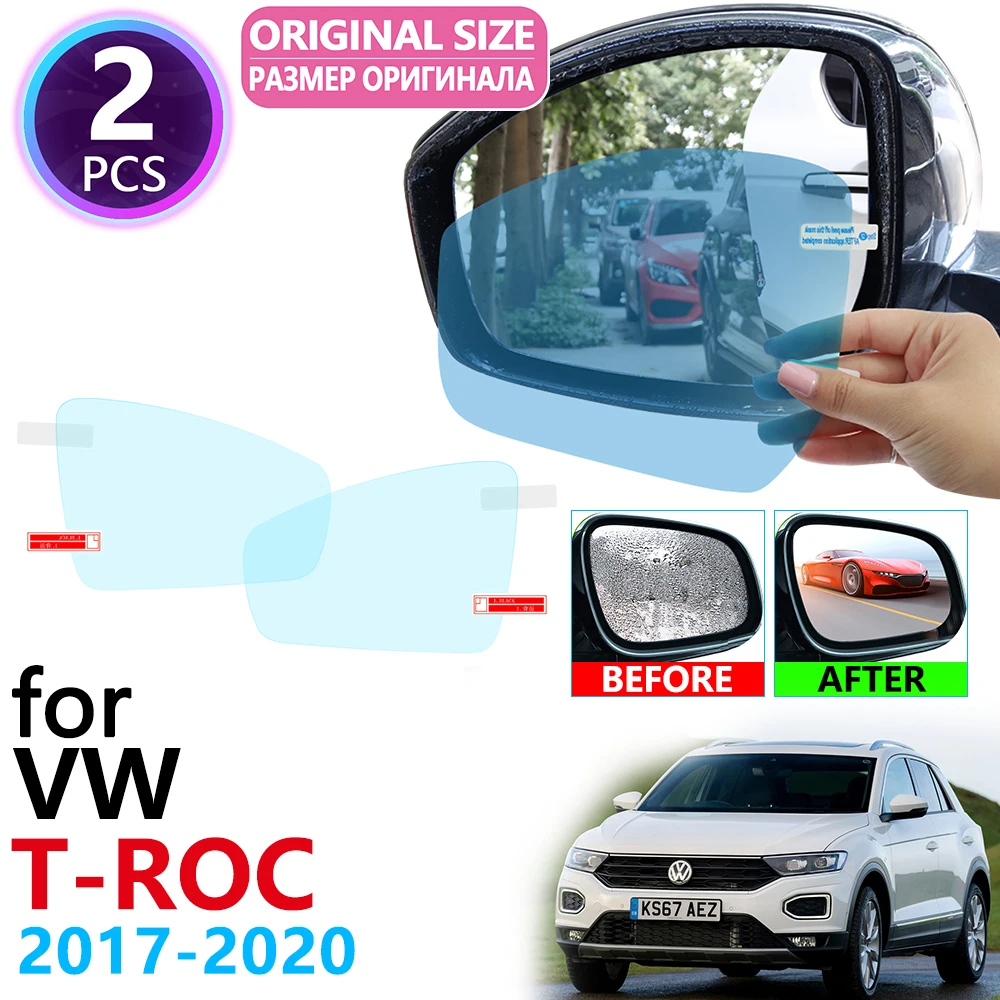 Для Volkswagen VW T-Roc TRoc T Roc 2017 2018 2019 2020 полное покрытие зеркало заднего вида