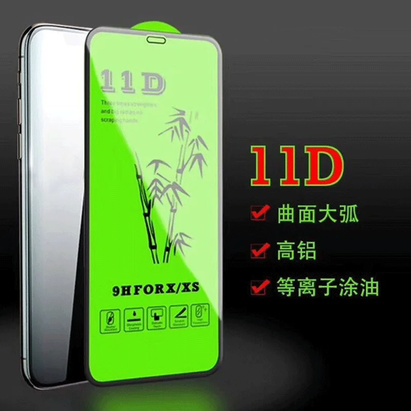 

JDecflo 11D Curved Protective Glass For Realme Xiaomi K20 Pro Note8T 7Pro K30 Glass Screen Protector For Redmi K20 Pro 7A Glass