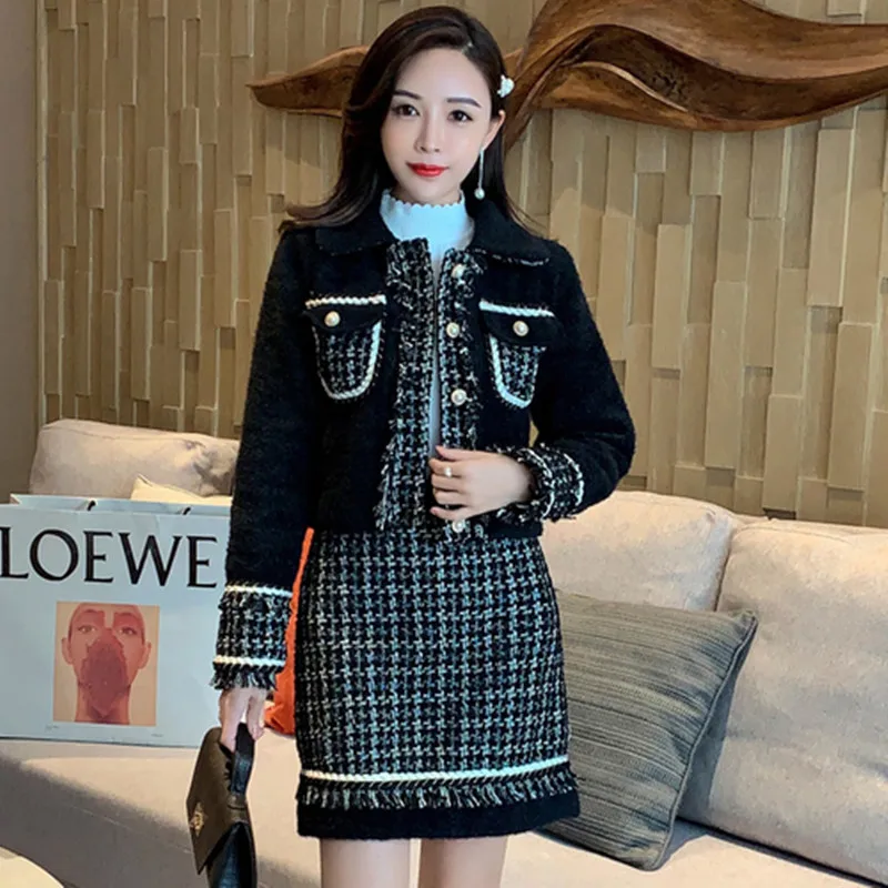 Модель последних модных показов Дизайнерские леди комплект из 2 частей Грейс