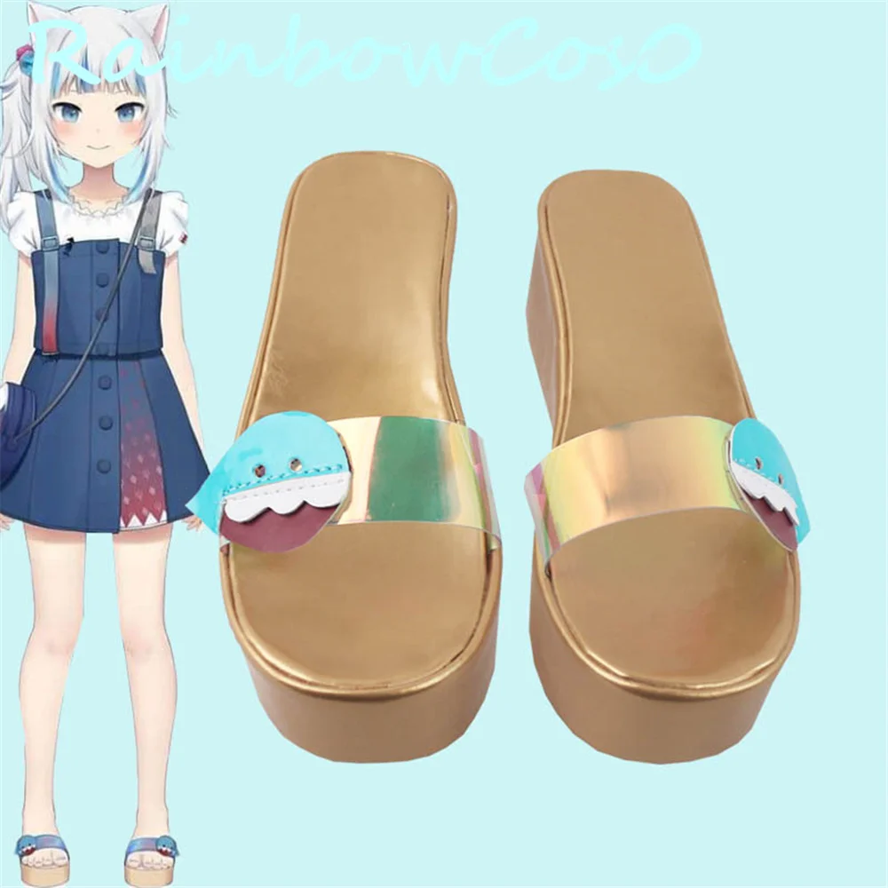 

VTuber Gawr Gura Hololive Cosplay Shoes Boots Game Anime Carnival Party Halloween Chritmas Rainbowcos0 W1950