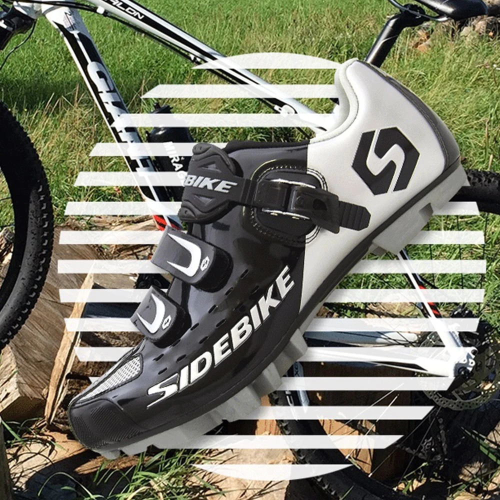 Мужские велосипедные кроссовки SIDEBIKE профессиональные дышащие для горного