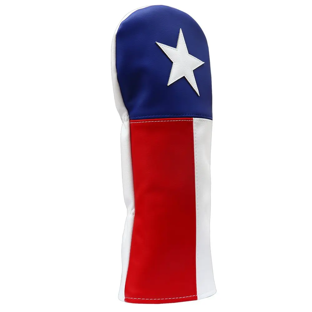 Чехол для головы Техасского гольф клуба Премиум кожаные головные уборы ручной