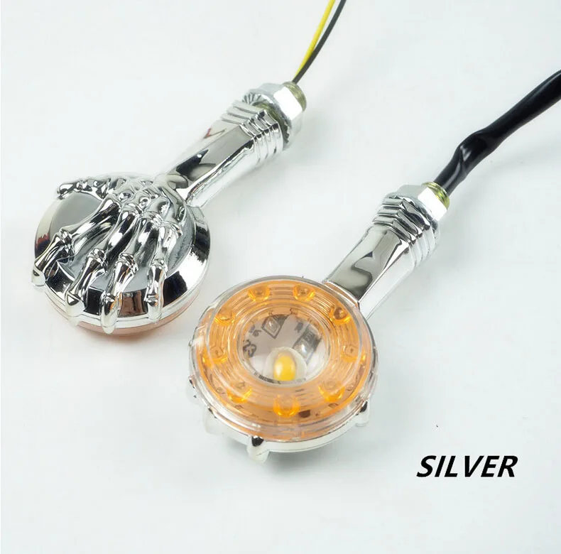 1 пара светодиодных индикаторов поворота для мотоцикла QIPO мотоциклетный стоп