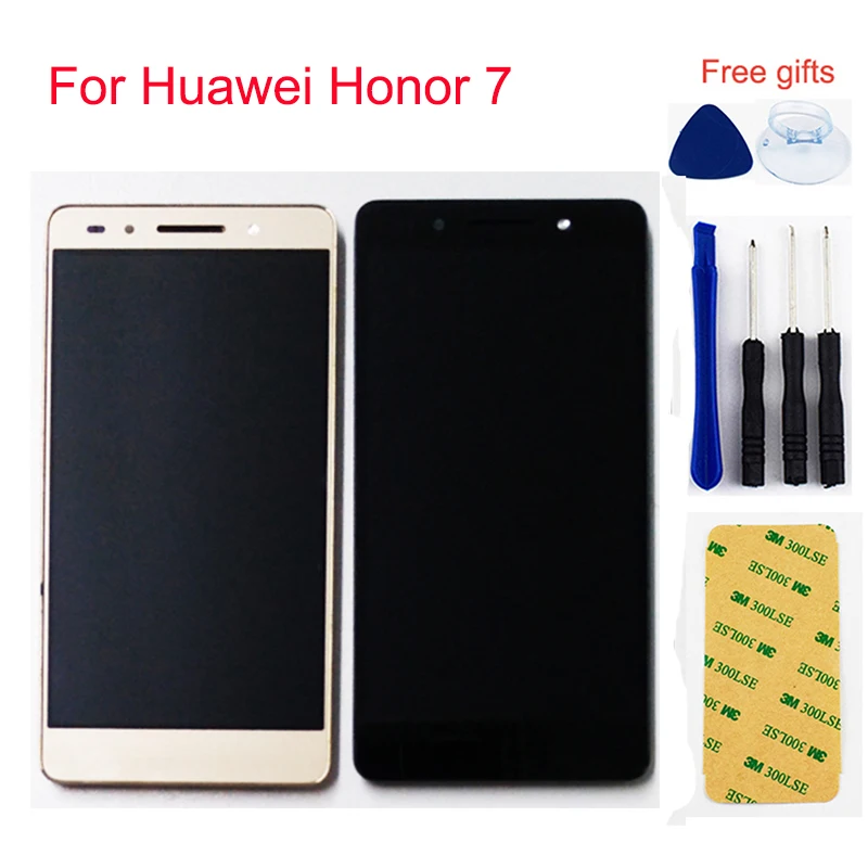 Для Huawei Honor 7 ЖК-дисплей PLK-AL10 PLK-TL00 PLK-UL00 PLK-CL00 PLK-TL01H модуль сенсорный экран