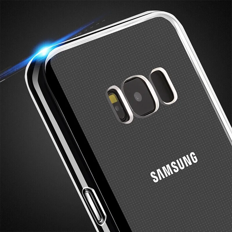 Bioumei прозрачный мягкий ТПУ чехол для SAMSUNG Galaxy A3 310 320 A5 510 520 2017 A7 710 720 A6 Plus 2018
