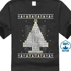 Смешная химия Уродливый Рождественский свитер Рождественская елка футболка идея для подарка 024151