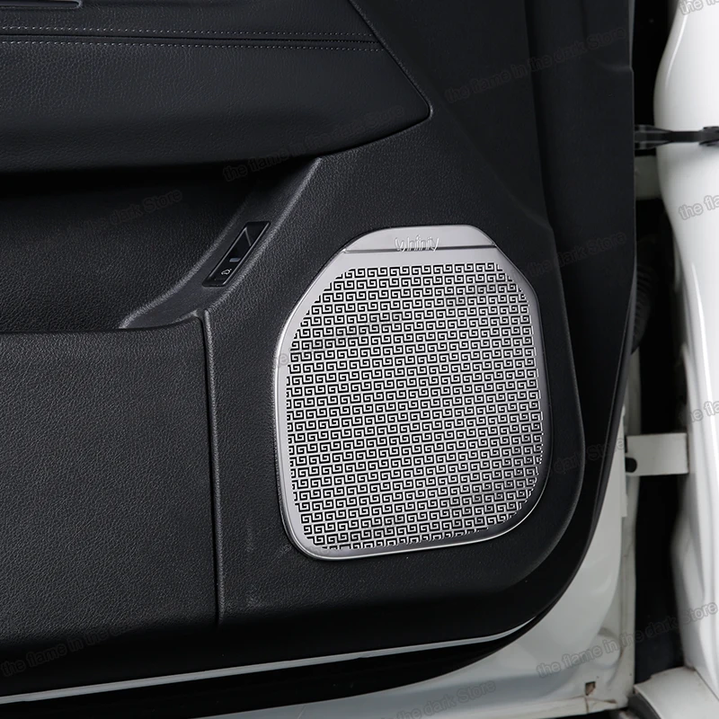 Lsrtw2017 из нержавеющей стали автомобильная дверь звуковая отделка для Geely Borui Emgrand Gt