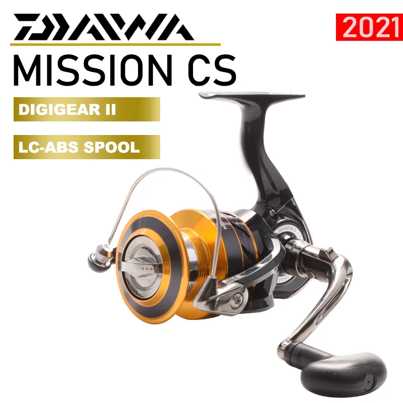 Катушка спиннинговая DAIWA MISSION CS 2021 3 + 1 шарикоподшипник макс. нагрузка 4000: