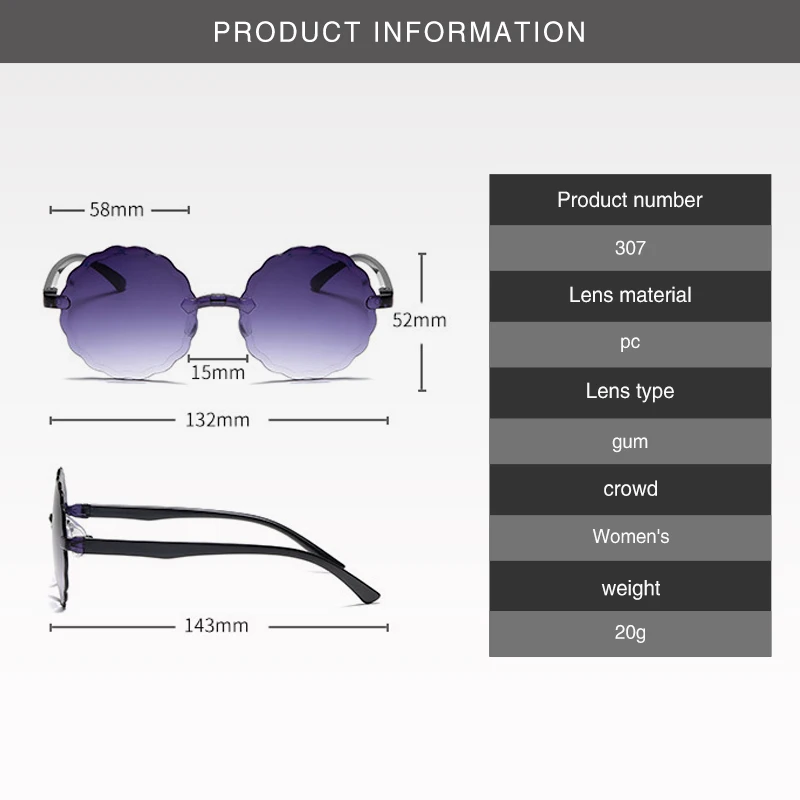 

2020 Cat Eye Praty Sunglasses Retro Round Sunglasses Woman Personality Creative Fashion Quality Glasses Woman Trend Sun Glasses