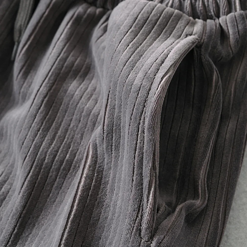 

High Street Leg Banding Cargo Pants unisex Sweatpants vintage Wash water to make old pants straight pants