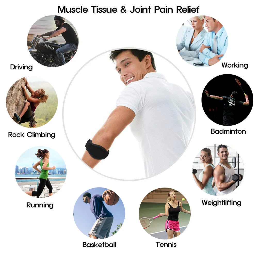 1 Pc Joint Support Knee Pads And 1PC Elbow Breathable Non-slip Powerful Rebound Spring Force Sports Gym Booster | Спорт и