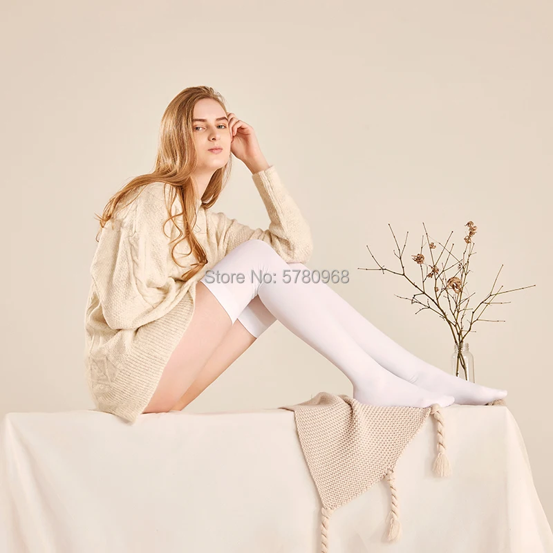 Летние удлиненные Гольфы выше колена высокие женские нескользящие чулки очень