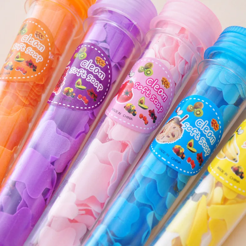 Портативное мыло для рук Пробирка мыла в виде цветка стерилизация и дезинфекция