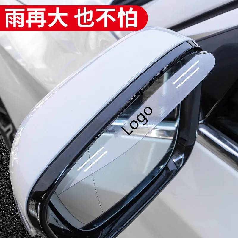 

Rain-proof and sun-proof car rearview mirror, common to any vehicle when traveling in rainy days, 17.5cm*4.9cm