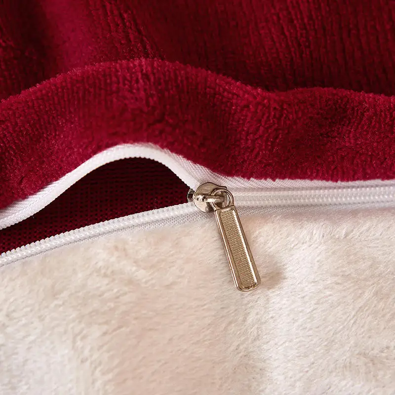 Пододеяльник для двуспальной кровати однотонный супер мягкий пододеяльник зимы