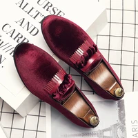 size 38 48 outdoor fashion men suede leather loafers slip on shoes for men italian leather men loafers brand wedding flats shoes