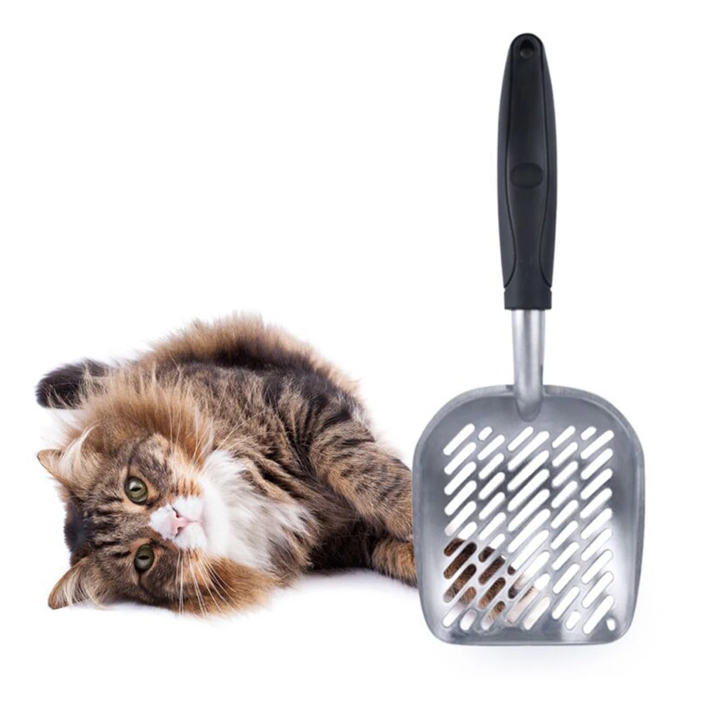 Совок для кошек из алюминиевого сплава совок домашних животных уборки кошачьих