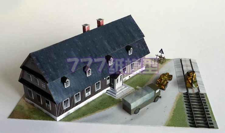 

1:87 1:64 1:72 1:76 World War II Military Scene Series 1938 Czechoslovakia 3D Paper Model Children Adult Educational Toys