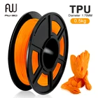 ТПУ 3D нить 0,5 кг 1,75 мм допуск 0,02 мм оранжевый гибкий мягкий наполнитель для 3D принтера обуви телефона чехла печатный материал