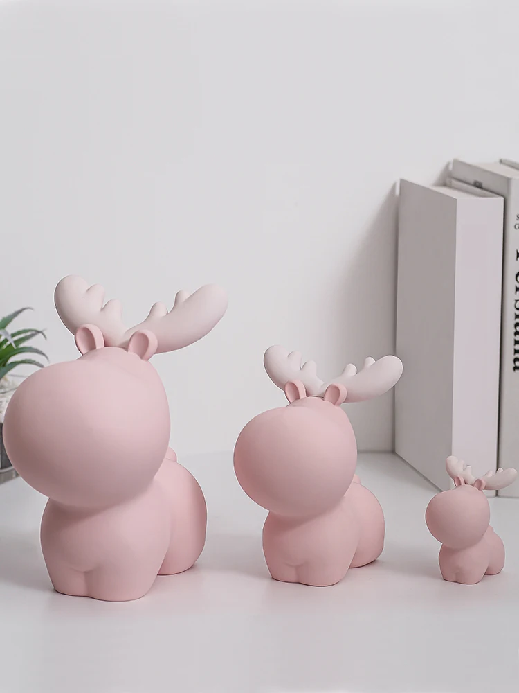 Скандинавская креативная копилка с милым мультяшным рисунком детская большая