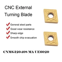 cnmg120408 ma ue6020 carbide insert for external turning tool cnmg 120408 cnc milling cutter high quality lathe cutting tools