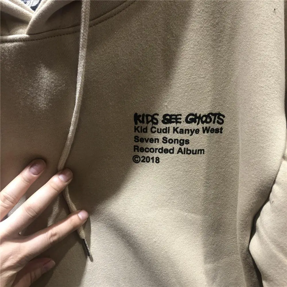 Толстовка детская с капюшоном Cudi Kanye West для мужчин и женщин | Мужская одежда