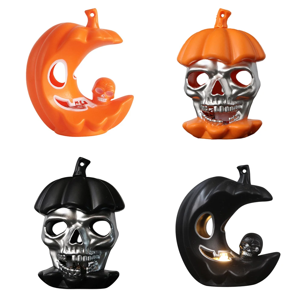 2020 Новый Хэллоуин Тыква огни датчик лунного света и череп светодиодный Фонари