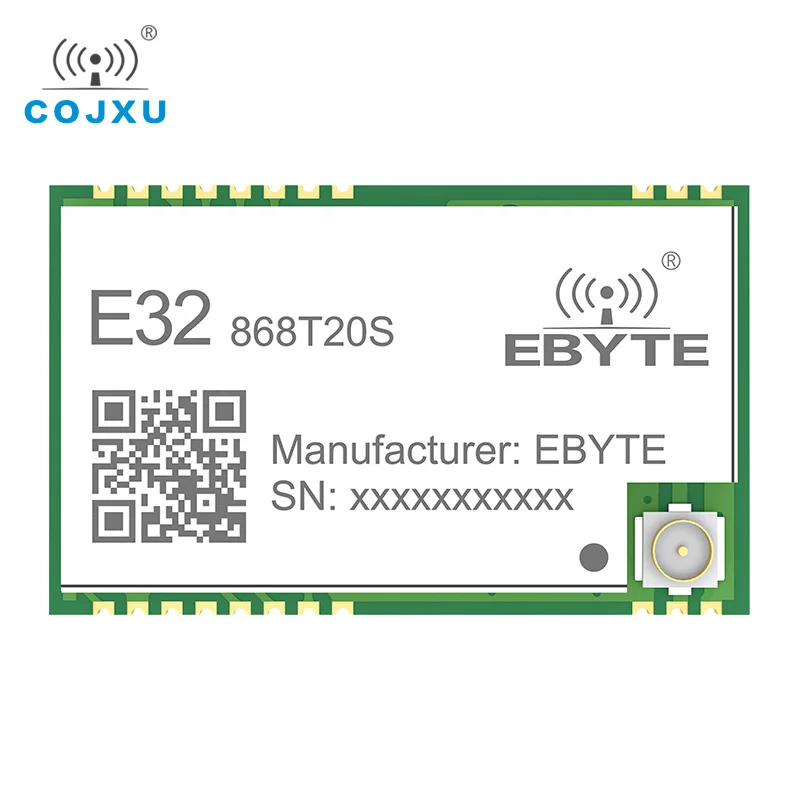 

SX1276 868 МГц 100 мВт 20 дБм SMD TTL E32-868T20S ebyte беспроводной трансивер с большим радиусом действия 3 км LoRa IPEX передатчик и приемник