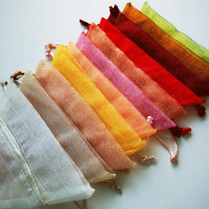 Прозрачные сумки из органзы подарок на Рождество Подарочная коробка для