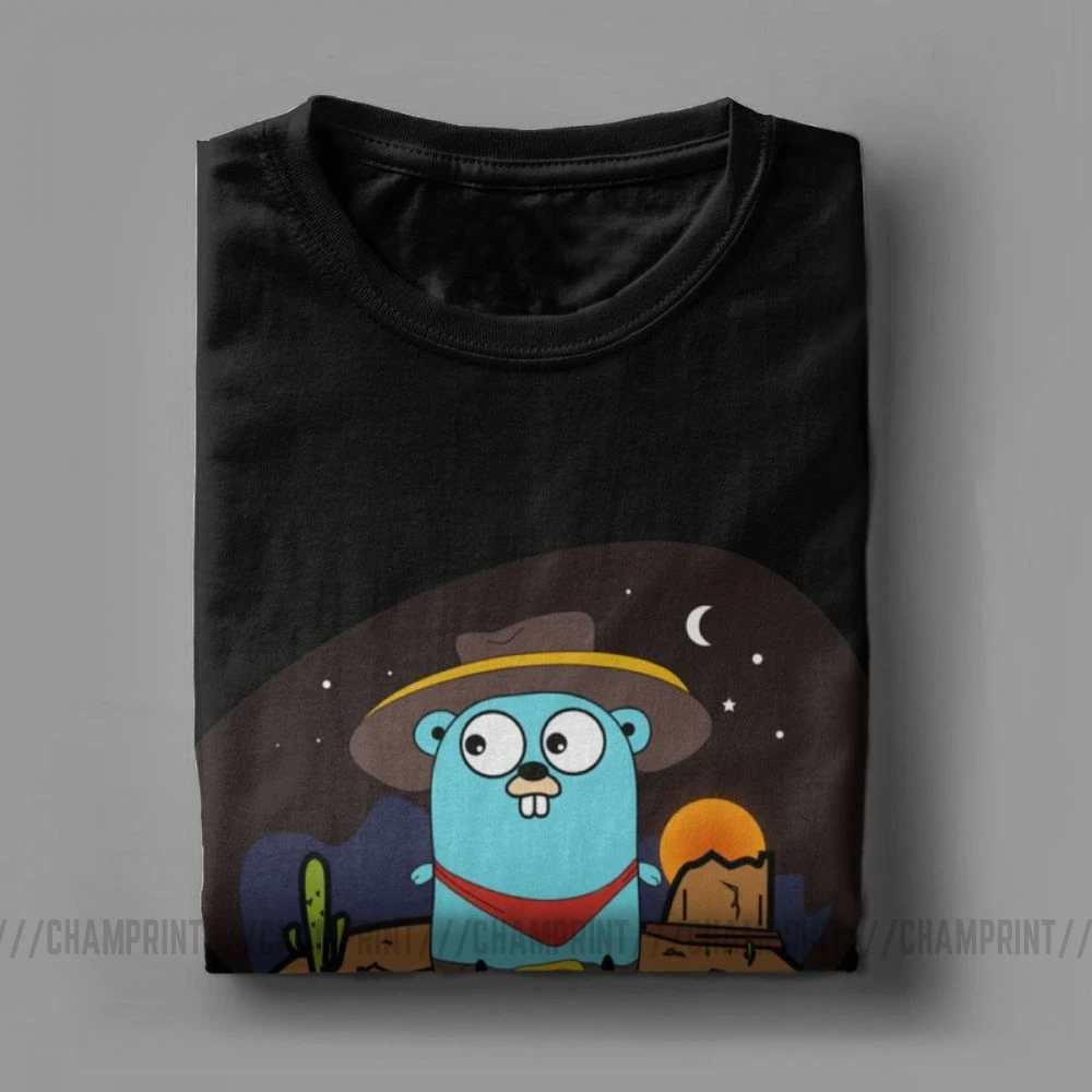 Golang Мужская футболка Gopher In Go мы доверяем программисту Программирование футболка кодер кодирование одежда разработчик забавная футболка