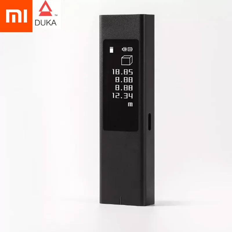 Дальномер лазерный Xiaomi DUKA с сенсорным OLED-экраном 40 м | Электроника