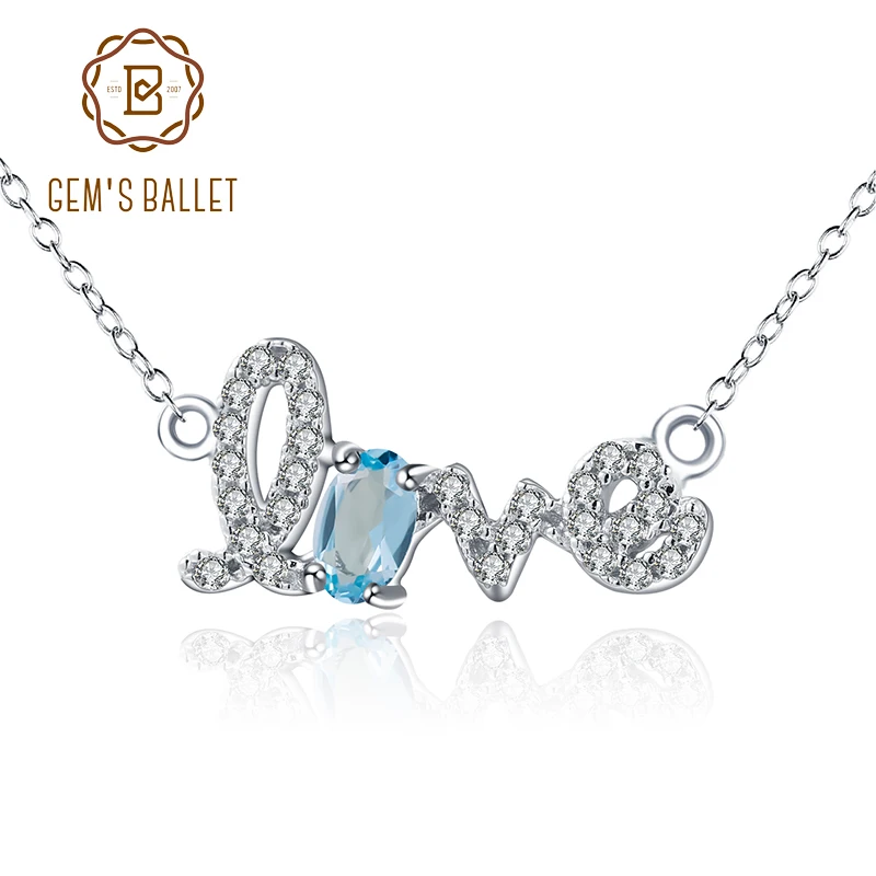 Ювелирные изделия балетные 0.29Ct натуральный Швейцарский Голубой Топаз