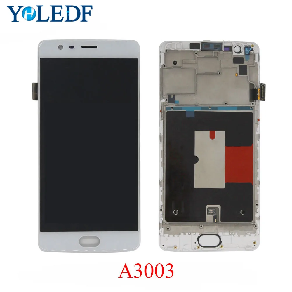 FHD 5 &quotEkran для Oneplus 3T A3010 A3000 ЖК дисплей сенсорный экран 1 + 3 сборка One plus A3003 три
