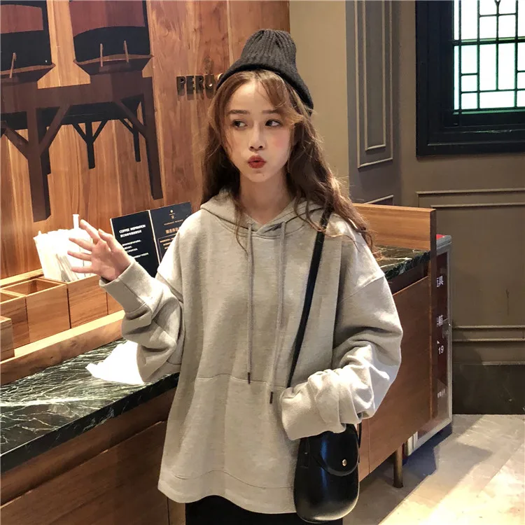 Свободные весенне-осенние толстовки Повседневная Женская одежда модный бренд
