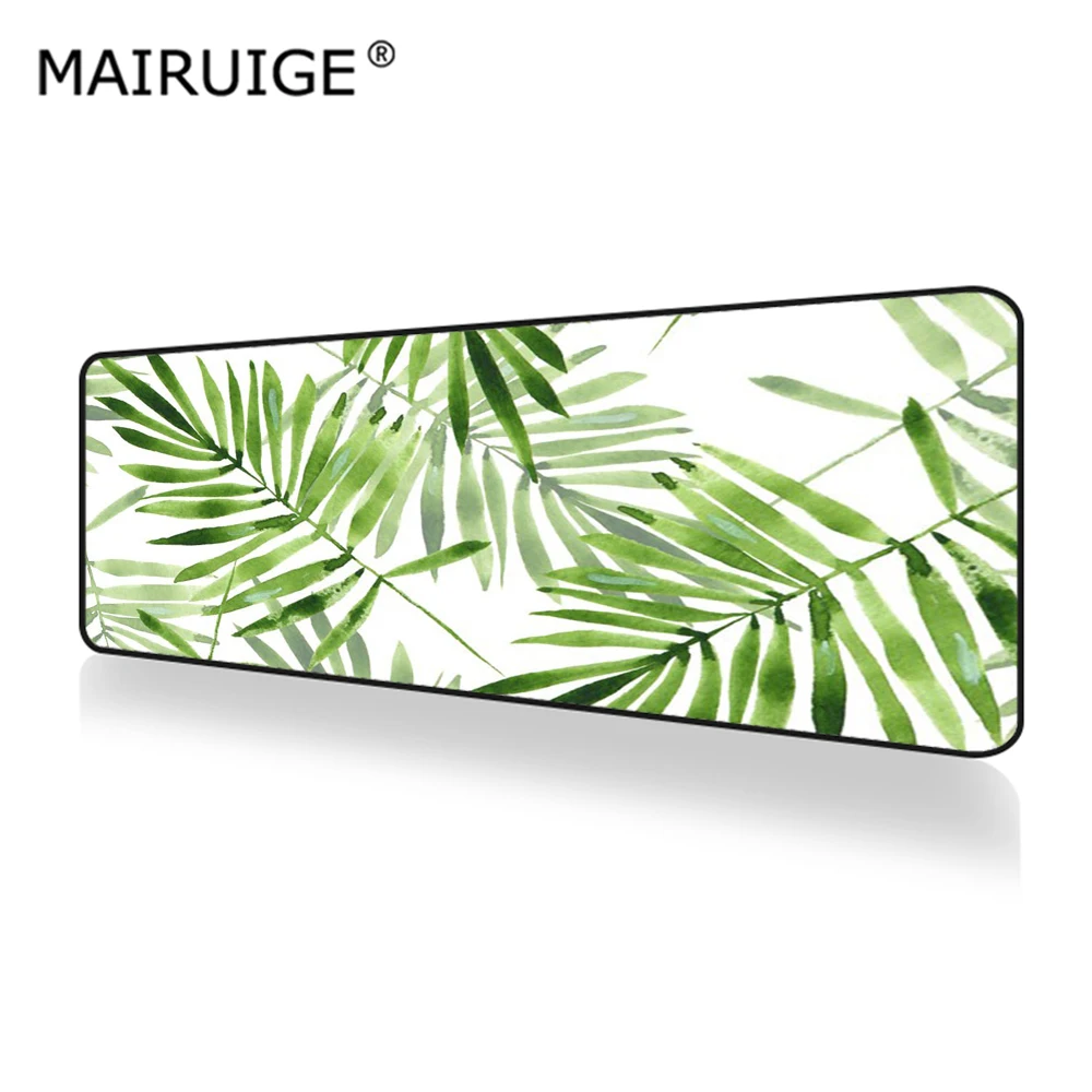 

Коврик для мыши с изображением банановых листьев тропических лесов, большой коврик для мыши, коврик для мыши с изображением кактуса и зелен...