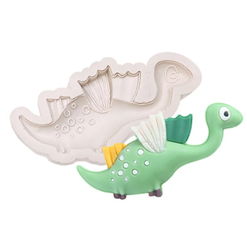 

Cartoon Dinosaur-shaped Silicone Mold Various Dinosaur-shaped Chocolate Fudge Molds Cake Decoration Tools Resin Molds